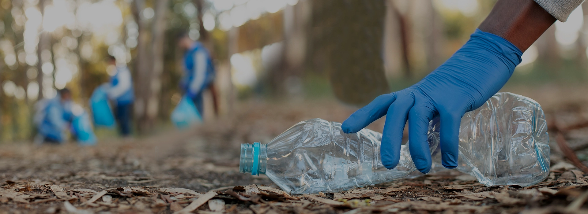 Collection of PET bottle waste to make rPET flakes and rPET granules
